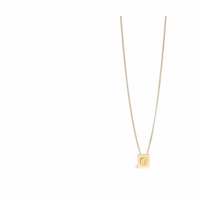 (Women) CELINE Casual Minimalist Letter Necklace. 46N0O6BRA46OR