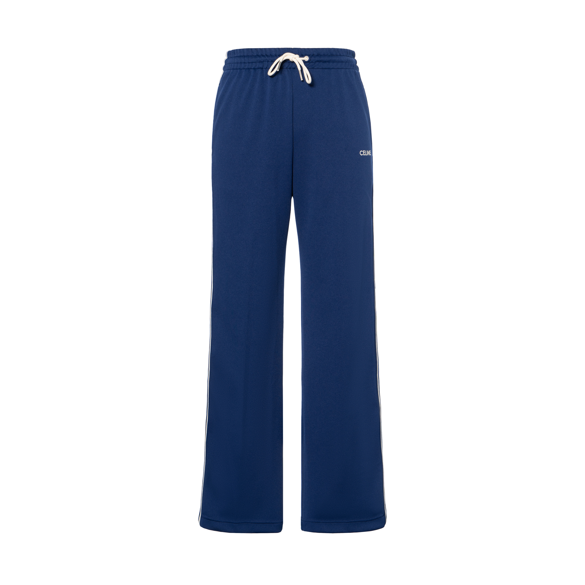 (Women) CELINE  Colorblock Side Striped Double-Sided Knit Track Pants 2Z177121O-07BH