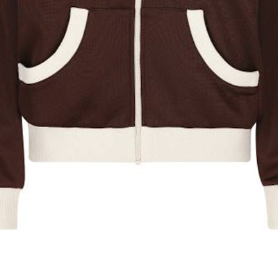 (W) CELINE Jaket Zip-Up Garis Warna Gelap Coklat. 2Y54C594V-19DQ Purchase (W) CELINE Jaket Zip-Up Garis Warna Gelap Coklat. 2Y54C594V-19DQ