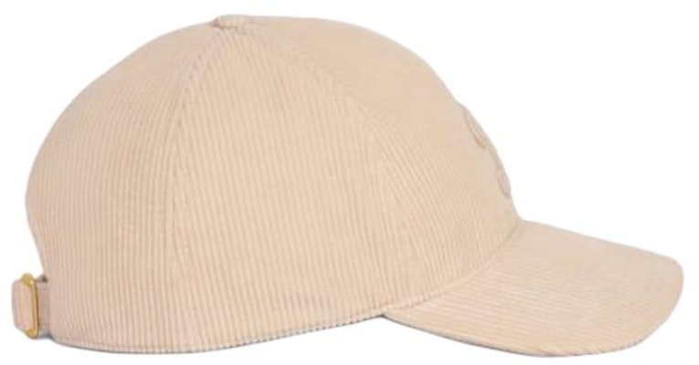 (Women) CELINE Corduroy Logo Cap Beige 2AUG4109V12CR Shop (Women) CELINE Corduroy Logo Cap Beige 2AUG4109V12CR