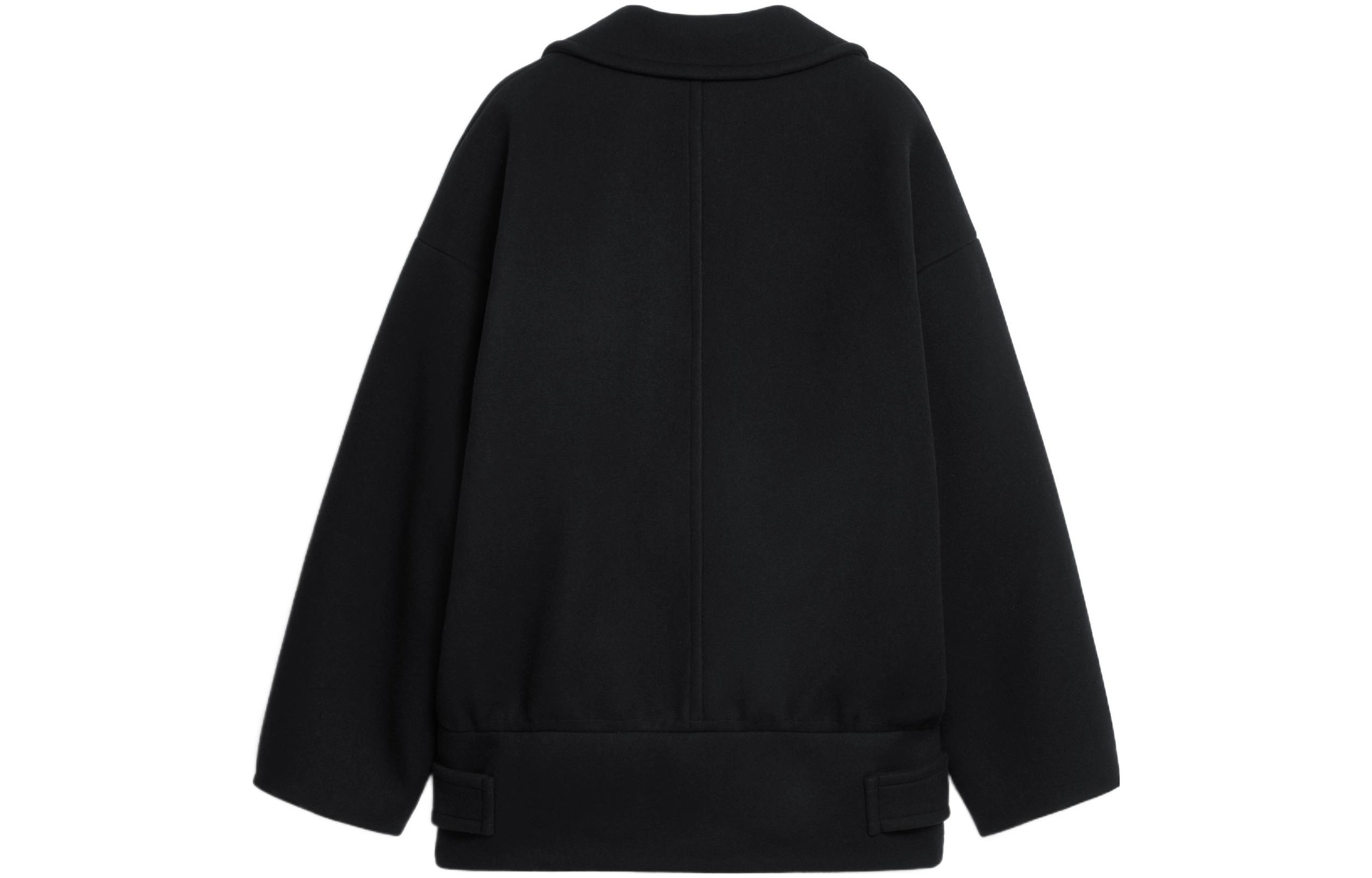 Lookbook (W) CELINE 雙排扣長袖大衣 黑色 2M06A814E-38NO