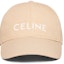 Order (W) Gorra de béisbol color caqui con logo bordado CELINE. 2AUA1969P-03HX