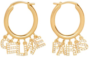 (Women) CELINE Fashion Chic Versatile Brass Earrings 46X466BZI-35OR (Women) CELINE Fashion Chic Versatile Brass Earrings 46X466BZI-35OR