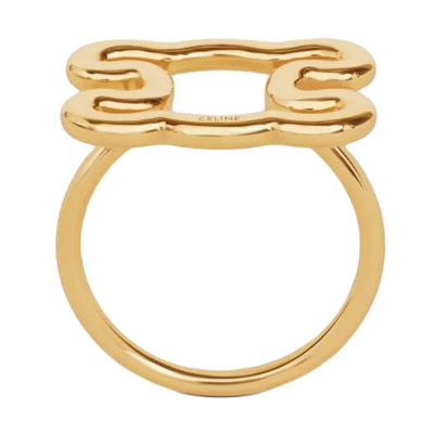 (Women) CELINE Fashion Minimalist Ring - Trendy and Stylish Accessory. 460HU6BRA-35OR