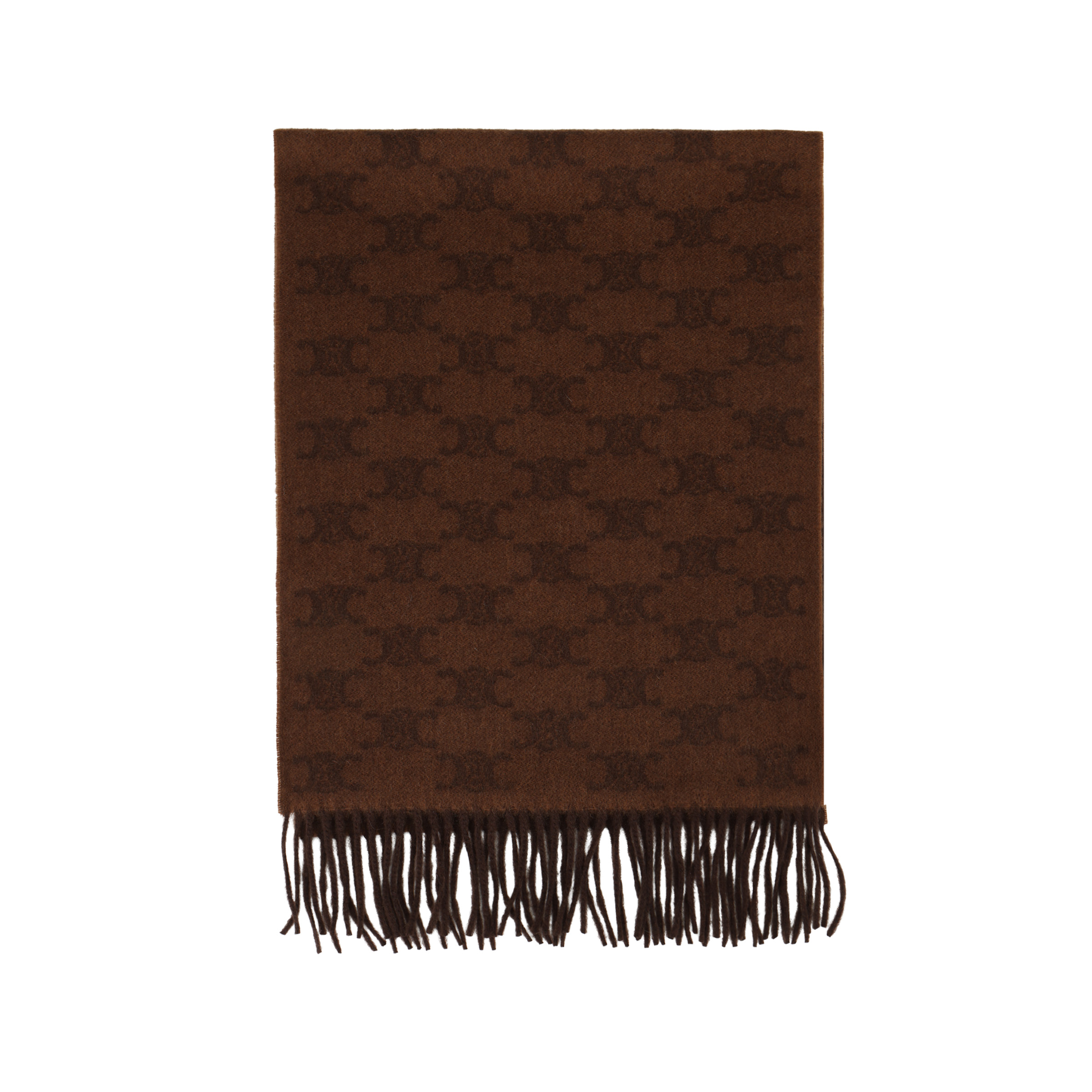 (Women) CELINE  Fashion Trendy Monogram Knit Scarf. 2AW02252U-17BT