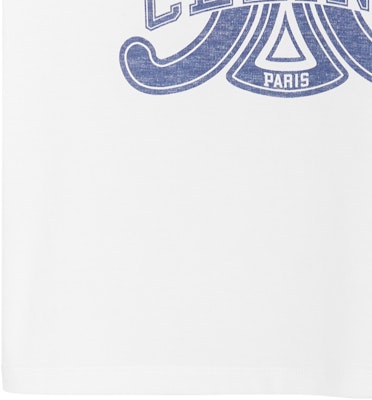 (Women) CELINE FW22 Contrast Logo Print Crewneck T-Shirt White 2X58B671Q-01RL Details for (Women) CELINE FW22 Contrast Logo Print Crewneck T-Shirt White 2X58B671Q-01RL