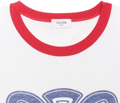 (Women) CELINE FW22 Contrast Logo Print Crewneck T-Shirt White 2X58B671Q-01RL Sizing (Women) CELINE FW22 Contrast Logo Print Crewneck T-Shirt White 2X58B671Q-01RL