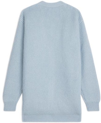 (W) 赛琳 FW22 浅蓝色V领纽扣针织开衫毛衣. 2AD24377N-05LB Lookbook (W) 赛琳 FW22 浅蓝色V领纽扣针织开衫毛衣. 2AD24377N-05LB