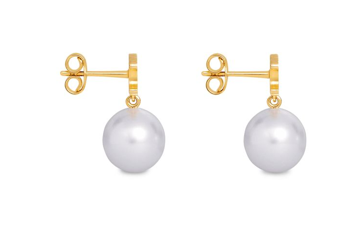 (Women) CELINE  Gold Brass Glass Earrings. 460TZ6BPE01GI 圖 4