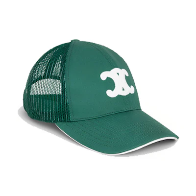 (Women) CELINE Green Casual Fashion Baseball Cap 2AUN8969P-31DW