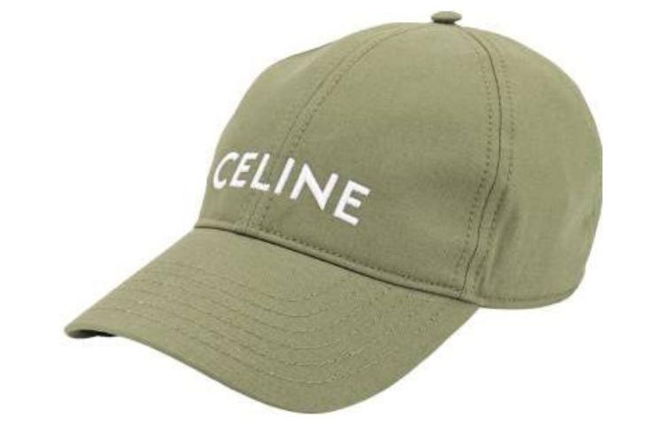 (Women) CELINE  Green Logo Print Baseball Cap. 2AUA1969P15VG