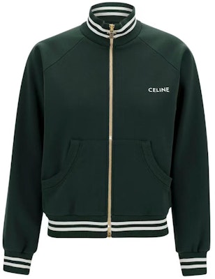 (W) CELINE 綠色條紋Logo印花休閒外套 2Y68F121O-30DA Order (W) CELINE 綠色條紋Logo印花休閒外套 2Y68F121O-30DA