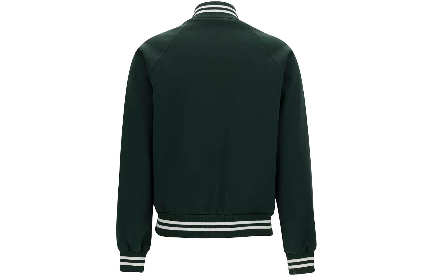 Lookbook (W) CELINE 綠色條紋Logo印花休閒外套 2Y68F121O-30DA