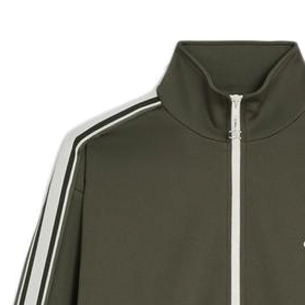 Sizing (W) CELINE Jaket Track Rajut Reversible Garis Hijau Bermotif. 2Y733121O-02KF