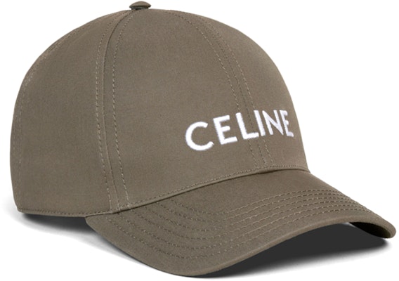 (W) CELINE 灰色棉质棒球帽带标志设计 2AUA1969P.02MK Lookbook (W) CELINE 灰色棉质棒球帽带标志设计 2AUA1969P.02MK