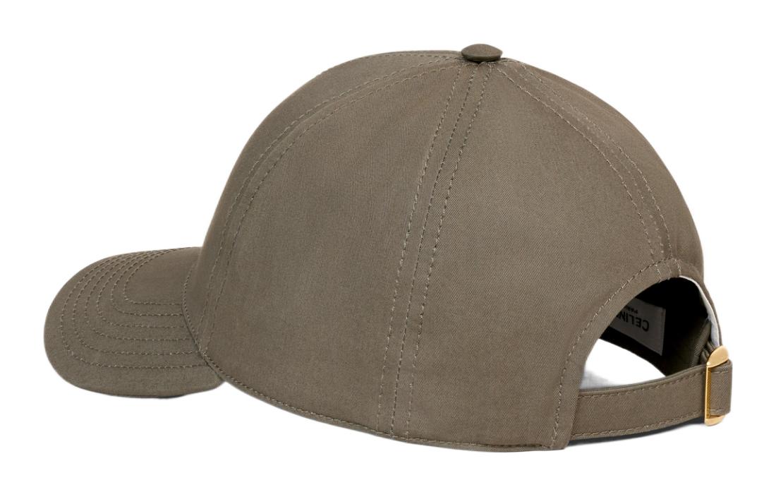 Purchase (Women) CELINE  Grey Cotton Baseball Cap with Logo Design 2AUA1969P.02MK