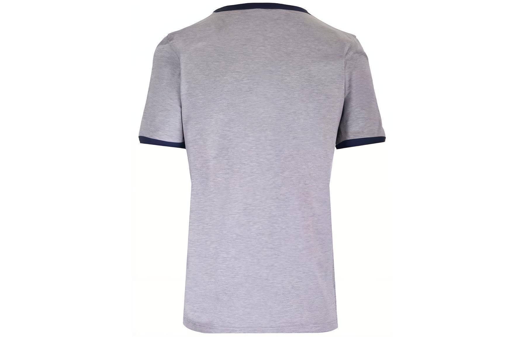 Lookbook (W) CELINE Kaos Abu-Abu Print Letter Leher Bulat Lengan Pendek 2X59J671Q-09SH