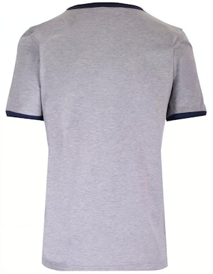 (W) CELINE Kaos Abu-Abu Print Letter Leher Bulat Lengan Pendek 2X59J671Q-09SH Lookbook (W) CELINE Kaos Abu-Abu Print Letter Leher Bulat Lengan Pendek 2X59J671Q-09SH