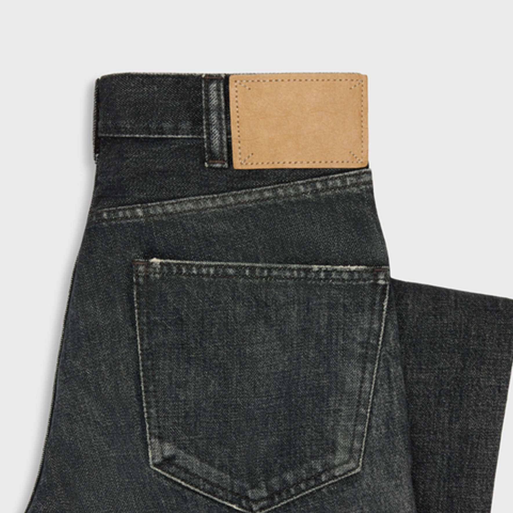 (Women) CELINE  High-Waisted Studded Straight-Leg Jeans Black 2N756444W-08DK 圖 5