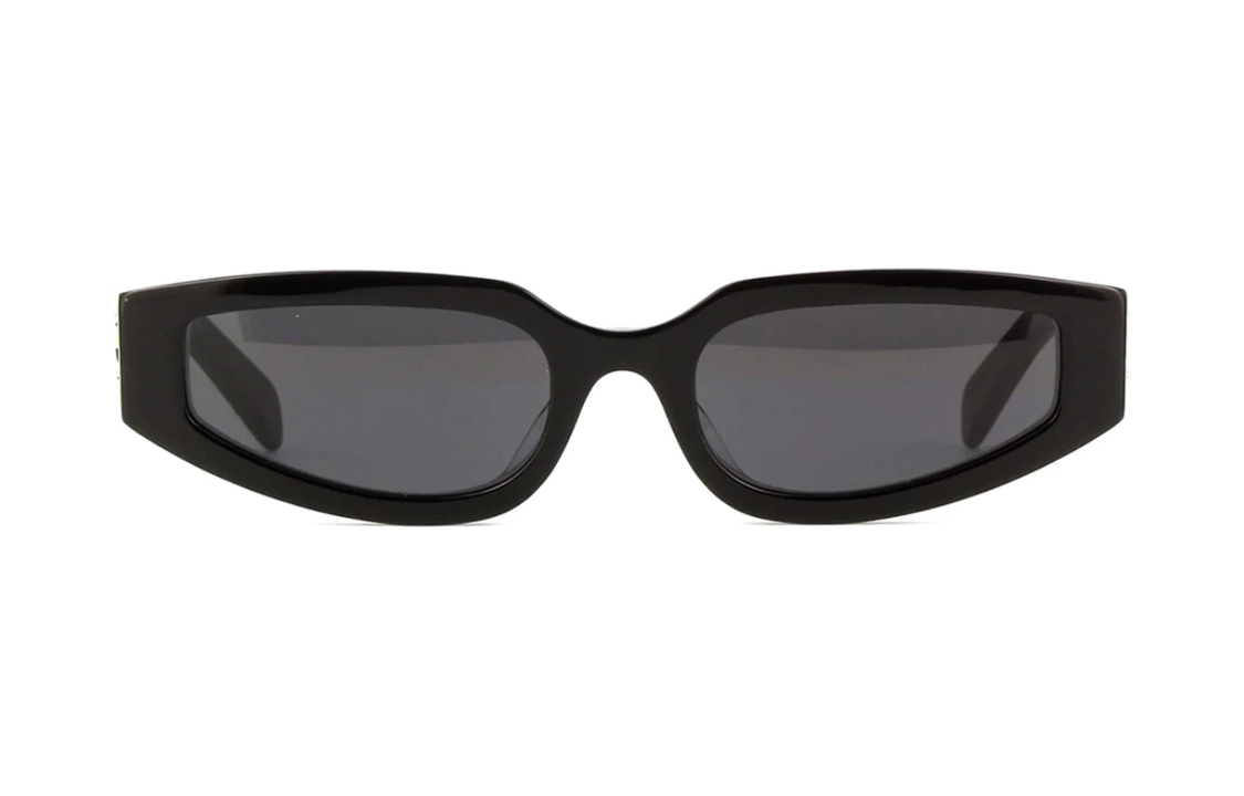 Lookbook (W) CELINE 不規則黑色醋酸太陽眼鏡搭配實色鏡片 CL40269U01A