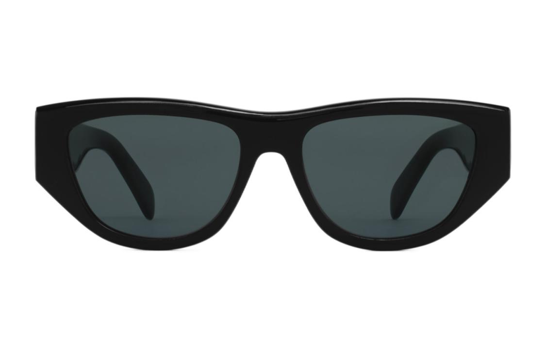 (Women) CELINE  Irregular Black Acetate Sunglasses 4S278CPLB38NO 圖 3
