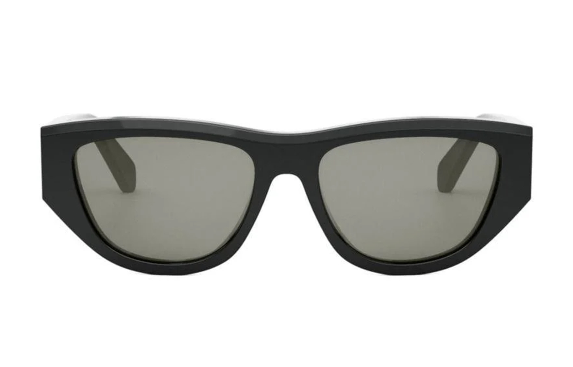 (Women) CELINE  Irregular Black Sunglasses with Logo Temples. CL40278U01a 圖 3