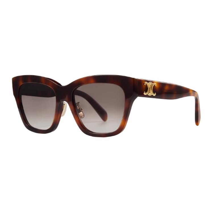 (Women) CELINE  Irregular Sunglasses with Patterned Temples, Multiple Colors. CL40235F 圖 11