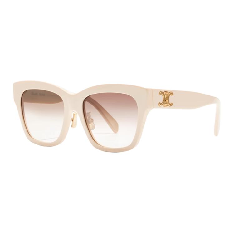 (Women) CELINE  Irregular Sunglasses with Patterned Temples, Multiple Colors. CL40235F 圖 12