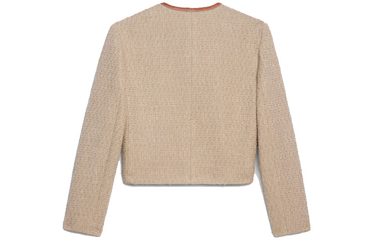(Women) CELINE  Khaki Woven Loop Tweed Strap Jacket 2V70G764L-03CD 圖 3