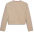 Lookbook (Women) CELINE Khaki Woven Loop Tweed Strap Jacket 2V70G764L-03CD