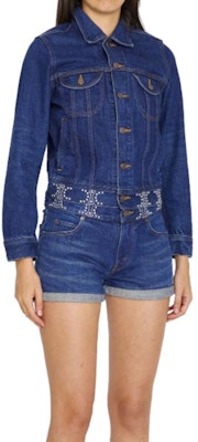 (Women) CELINE Light Blue Mid-Rise Straight Denim Shorts. 2N973107P-08DL Lookbook (Women) CELINE Light Blue Mid-Rise Straight Denim Shorts. 2N973107P-08DL