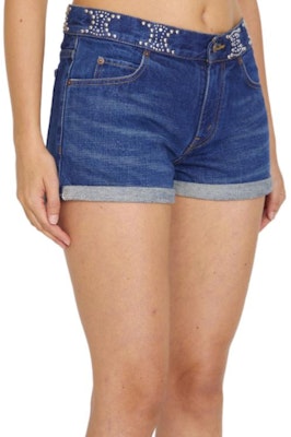(Women) CELINE Light Blue Mid-Rise Straight Denim Shorts. 2N973107P-08DL Purchase (Women) CELINE Light Blue Mid-Rise Straight Denim Shorts. 2N973107P-08DL