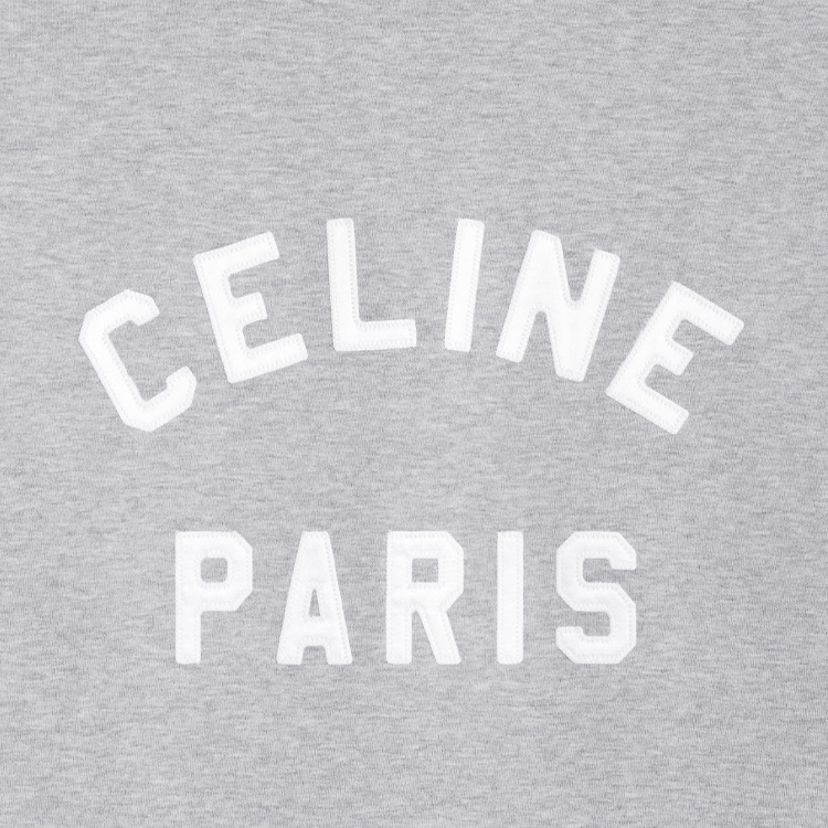 (Women) CELINE  Logo Print Loose Fit Short Sleeve T-Shirt SS24 Grey. 2Y60E450I-09MO 圖 6