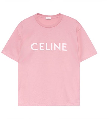 (Women) CELINE Logo Print Pink Crewneck Short Sleeve T-Shirt 2X764671Q-25BP Buy (Women) CELINE Logo Print Pink Crewneck Short Sleeve T-Shirt 2X764671Q-25BP