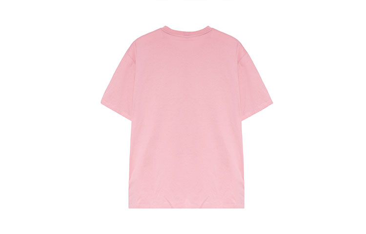Lookbook (Women) CELINE  Logo Print Pink Crewneck Short Sleeve T-Shirt 2X764671Q-25BP