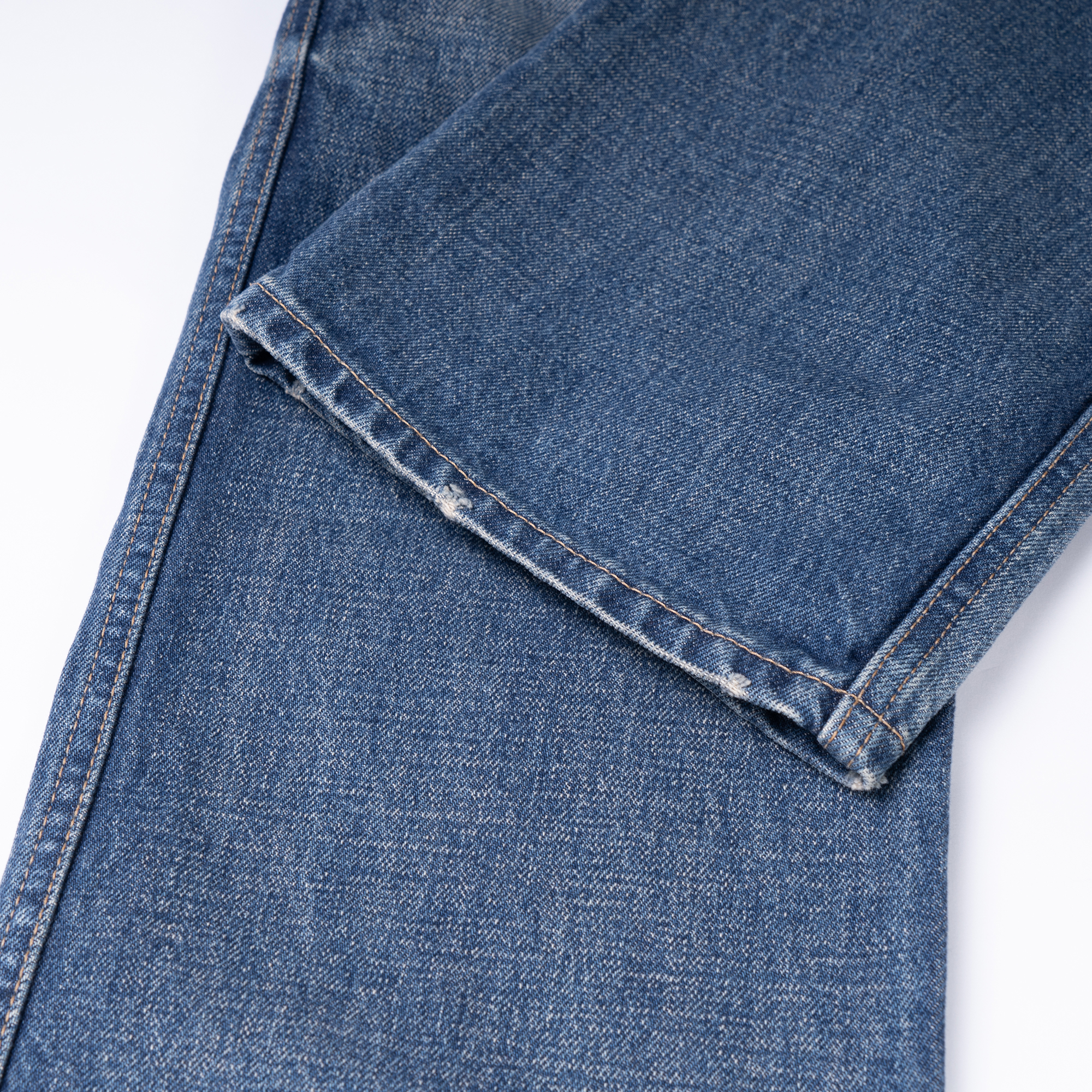 Sizing (W) CELINE Vaqueros Rectos de Tiro Bajo Azules Pantalones Casual de Denim 2N991365M-07DU