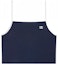 Buy (Women) CELINE Navy Blue Square Neck Crop Top with Embroidered Logo. 2X86D671Q-07OW
