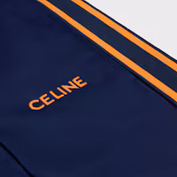 Purchase (W) CELINE 海軍藍條紋低腰直筒針織運動長褲 2Z576859W-07AO