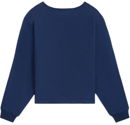 (Women) CELINE Navy Blue Sweatshirt with Letter Logo Print. 2Y43E649W-07YC Lookbook (Women) CELINE Navy Blue Sweatshirt with Letter Logo Print. 2Y43E649W-07YC
