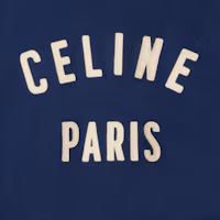 Shop (Women) CELINE Navy Blue Sweatshirt with Letter Logo Print. 2Y43E649W-07YC