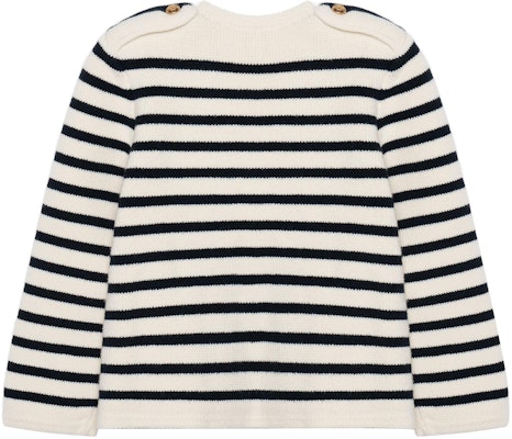 (W) 셀린느 오프 화이트 줄무늬 버튼 니트 가디건. 2AJ67570P-01CB Lookbook (W) 셀린느 오프 화이트 줄무늬 버튼 니트 가디건. 2AJ67570P-01CB