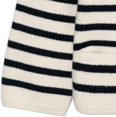 (W) 셀린느 오프 화이트 줄무늬 버튼 니트 가디건. 2AJ67570P-01CB Sizing (W) 셀린느 오프 화이트 줄무늬 버튼 니트 가디건. 2AJ67570P-01CB