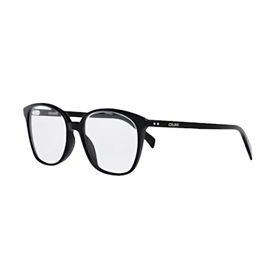 (Women) CELINE Oval Optical Glasses with Brand Logo - Black. CL50115I55001