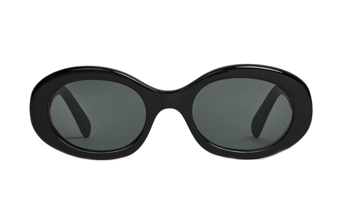 Lookbook (W) Gafas de Sol Ovaladas CELINE Livianas con Protección UV Moda Eyewear. 4S194CPLB-38BL