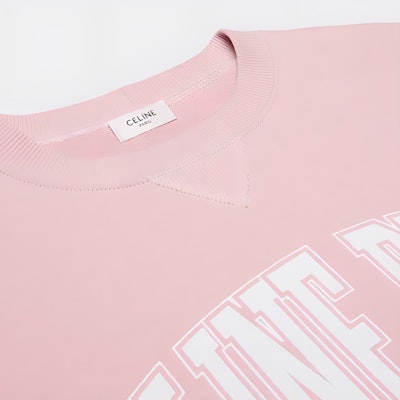 (W) CELINE Baju Sejuk Crewneck Lengan Panjang Logo Cetak Merah Jambu 2Y64G510Z-25AB Shop (W) CELINE Baju Sejuk Crewneck Lengan Panjang Logo Cetak Merah Jambu 2Y64G510Z-25AB