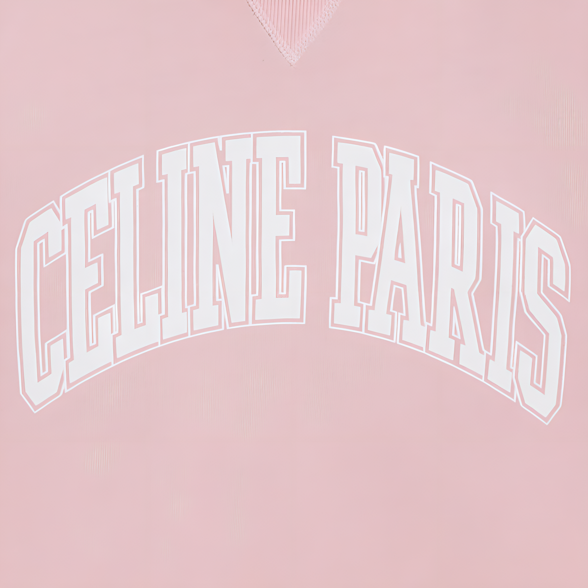 Purchase (W) CELINE Sudadera Rosa de Manga Larga con Logo Impreso 2Y64G510Z-25AB