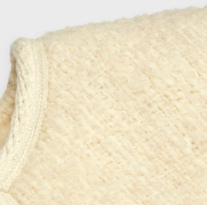 (W) CELINE 純色粗花呢外套 - 香草色. 2V55Q227V-01VA Sizing (W) CELINE 純色粗花呢外套 - 香草色. 2V55Q227V-01VA