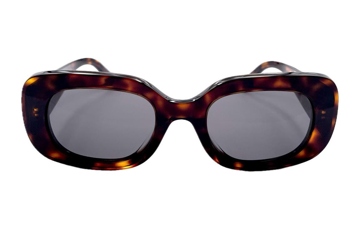 (Women) CELINE  Rectangular Tortoiseshell Sunglasses with Engraved Temples. CL40287U01a 圖 4