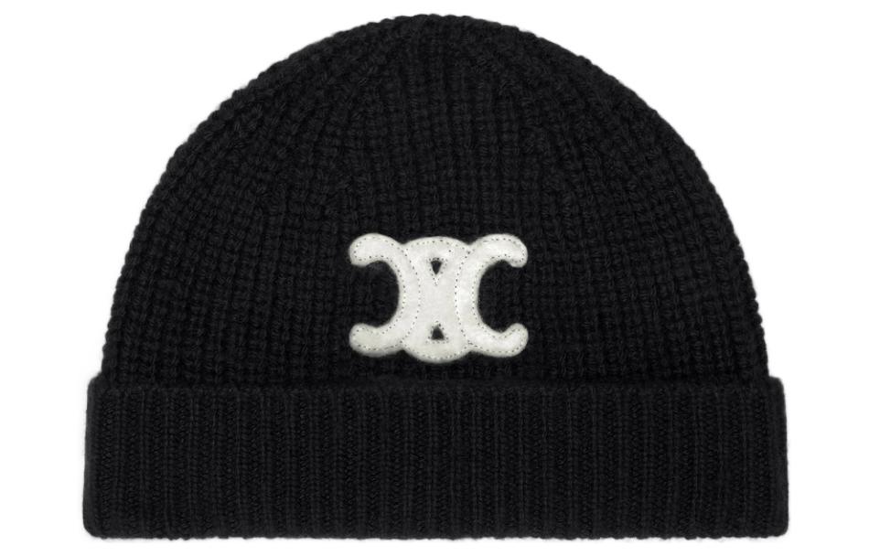 Order (Women) CELINE  Seamless Cashmere TRIOMPHE Beanie Hat. 2AA32384D-38NO