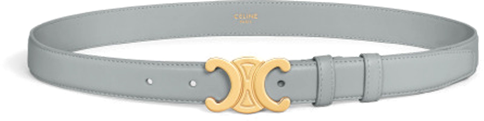 (Women) CELINE Smooth Leather Belt with Buckle Pearl Blue 2.5cm Width 45AK93A01-07PL Buy (Women) CELINE Smooth Leather Belt with Buckle Pearl Blue 2.5cm Width 45AK93A01-07PL